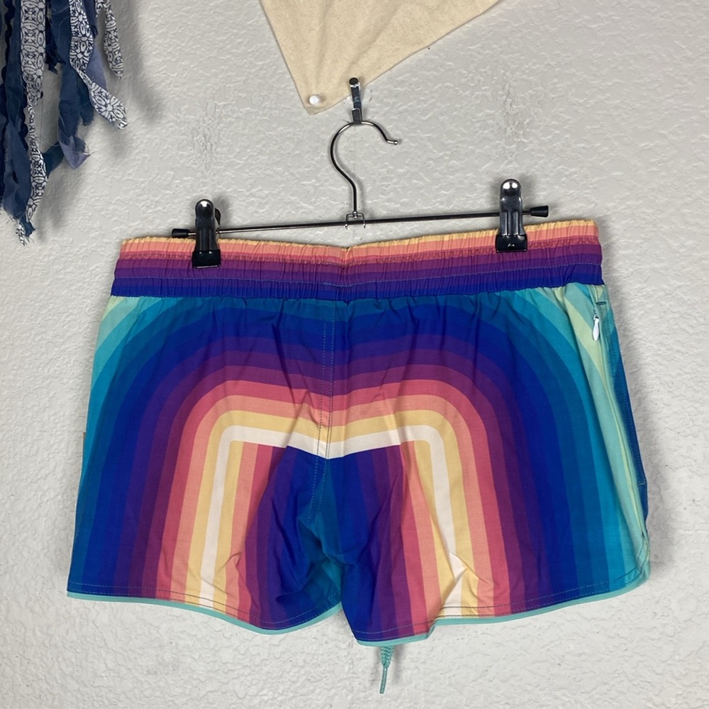 Niyama Sol rainbow retro glow sport shorts - Picture 7 of 7